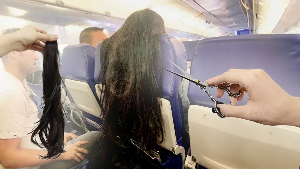 Unruly Passenger Gets A Hair-Raising Surprise On A Crowded Flight