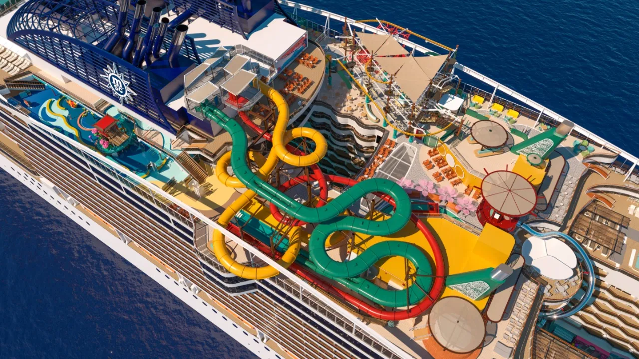MSC Cruises Turns MSC World Asia Into a Floating Theme Park with Europe's First Over-Water Swing
