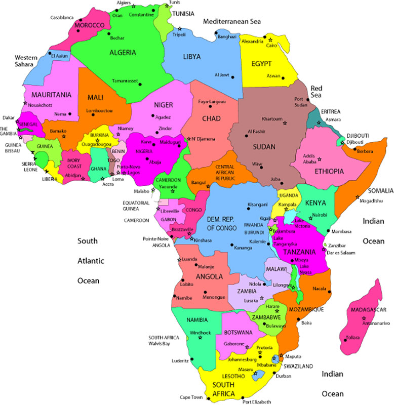 There is no single  Africa 