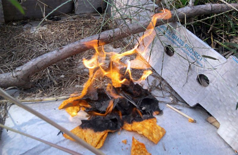 Snacks can start a fire
