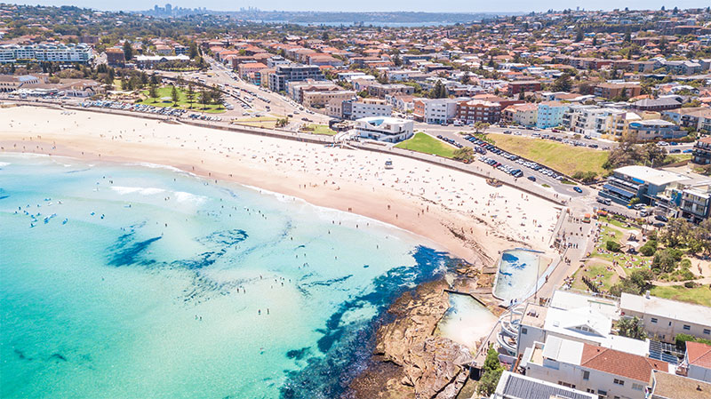 Bondi Beach in Sydney Australia