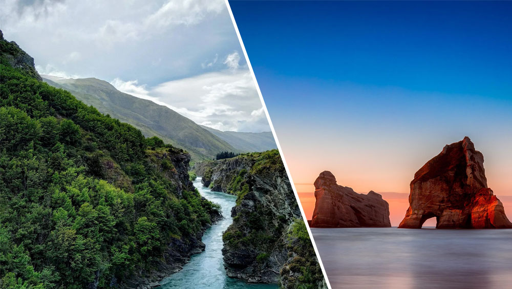 New Zealand High and Low: The Amazing Mountains and Beaches of Middle Earth