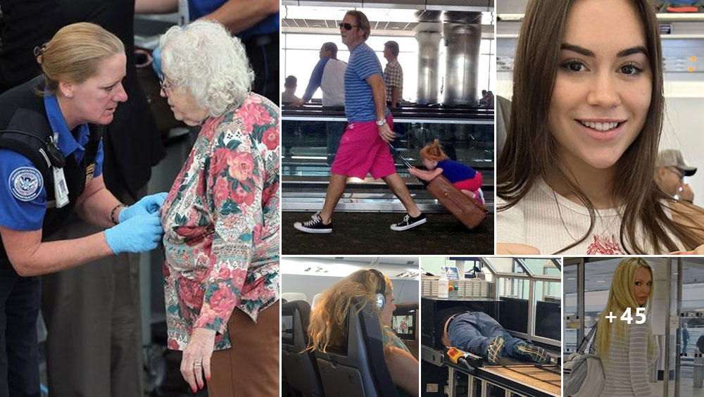 Hilarious Airport Pics Caught On Camera